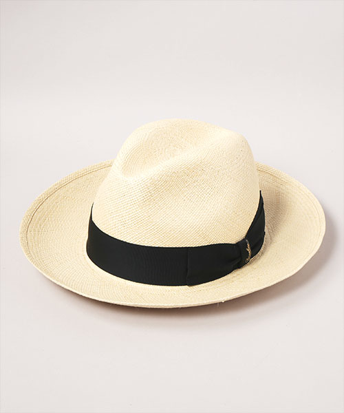 QUITO WIDE BRIM 141088 NATURAL x NAVY 59